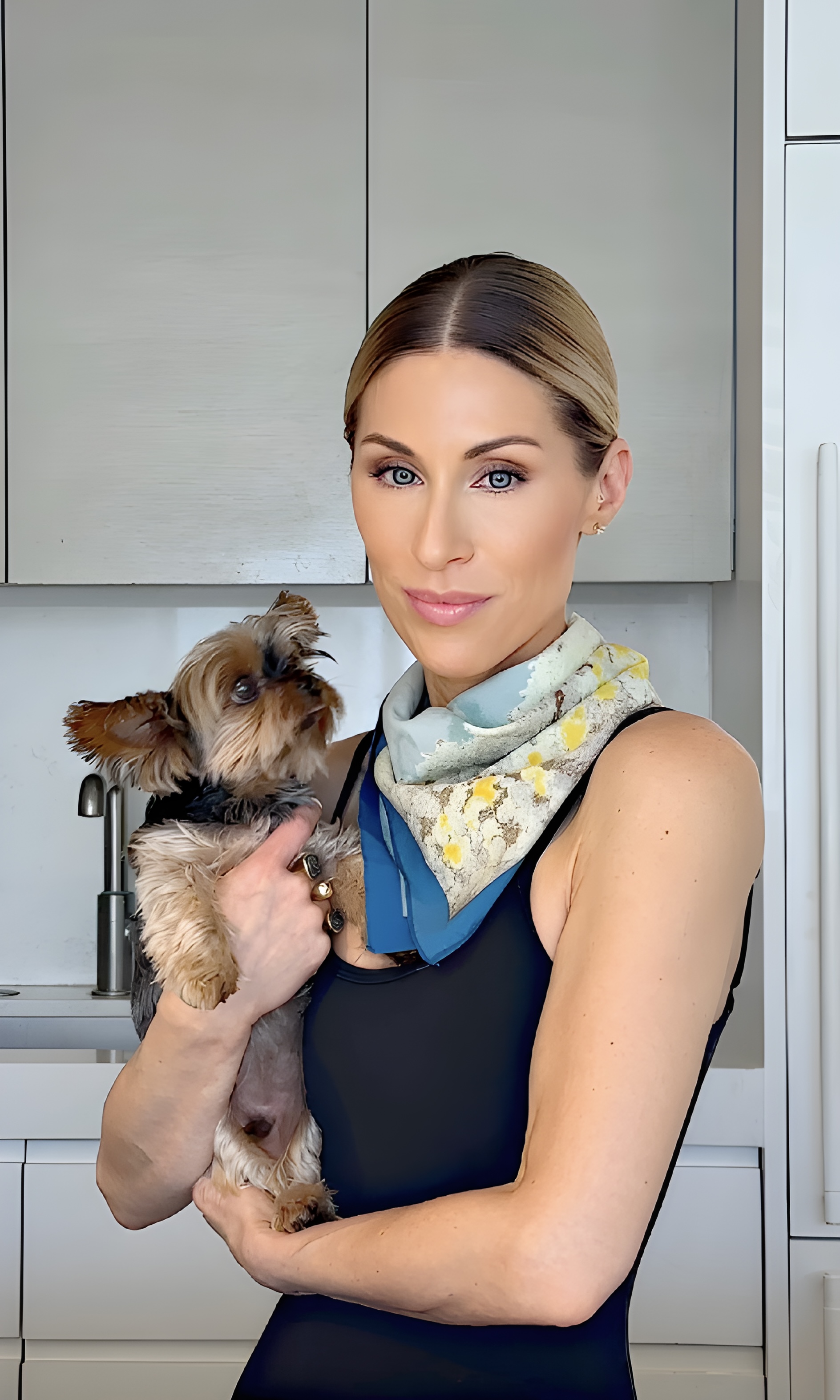 Ania Migdal with Teddy